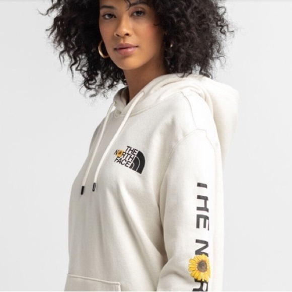 THE NORTH FACE Sunflower Box Womens Hoodie sieze SP bone - Picture 2 of 10
